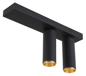 Plafoniera LOOM DESIGN, X-Beam, dimmerabile, Nero, Soggiorno, Alluminio, Moderno