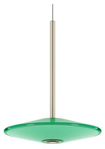 Lampada a sospensione LOOM DESIGN, dimmerabile, Verde, Soggiorno, Vetro, Moderno