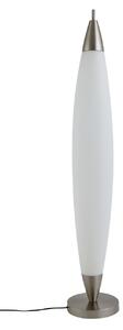 Lampada da terra Lucande, Tarell, dimmerabile, Bianco, Soggiorno, Plastica, Moderno