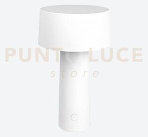 Lampada da tavolo wireless mush led 3w 3000°k 200lm a batteria bianco