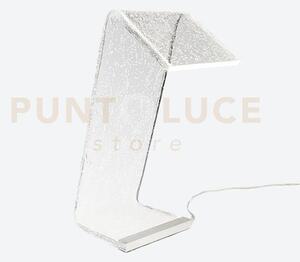 Lampada media c-led in cristallo acrilico trasparente led 4200°k / 