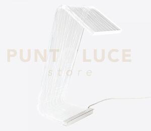 Lampada media c-led in cristallo acrilico trasparente led 4200°k / 
