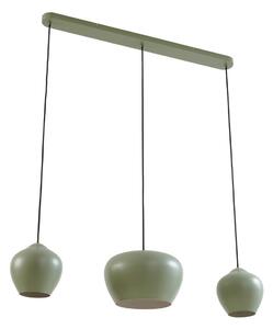 Lampada a sospensione Lucande, Malisa, dimmerabile, Verde, Soggiorno, Metallo, Scandinavo
