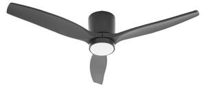 Sorin LED ventilatore da soffitto per esterni Nero Lucande, Sorin, Nero, Balcone, Metallo, Moderno