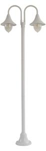 Lampade da esterno Lindby, Madea, dimmerabile, Bianco, Alluminio, Moderno