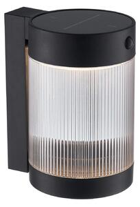 Coupar Solar All'aperto Applique da Parete IP44 Nero