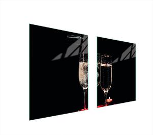 Piatto Di Protezione In Vetro Per Cuore 85X52 Vino