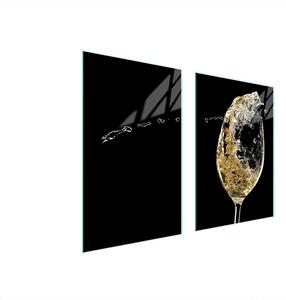 Piatto Di Protezione In Vetro Per Cucina 65X52 Vino