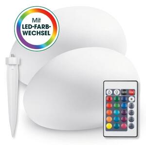 Lampada solare LED EASYmaxx con telecomando - 2 luci bianche fredde Alimentazione solare