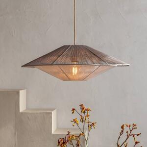 Good & Mojo Lampada a sospensione Lumbini, Alluminio / Grigio / Zincato, Soggiorno / Sala da pranzo, Carta / Lunolit / Lunopal, Scandinavo, Lampada a sospensione