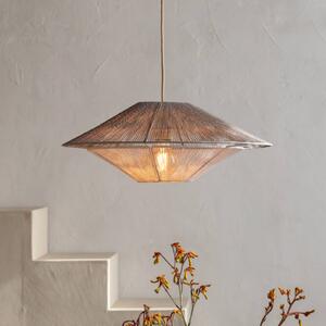 Good & Mojo Lampada a sospensione Lumbini, Alluminio / Grigio / Zincato, Soggiorno / Sala da pranzo, Carta / Lunolit / Lunopal, Scandinavo, Lampada a sospensione