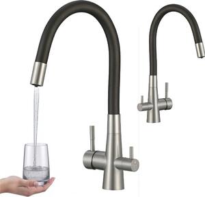 Miscelatore da lavello con bocca flessibile per filtro dell'acqua RIVECO
