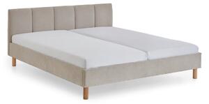 Letto matrimoniale imbottito beige rete non inclusa 180x200 cm Joker – Meise Möbel
