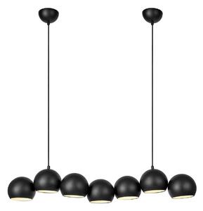 Lampada a sospensione Markslöjd, Cupolo, dimmerabile, Nero, Soggiorno, Metallo, Moderno