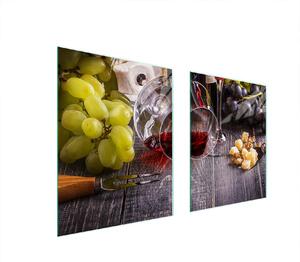 Piatto Di Protezione In Vetro Per Cuore 85X52 Vino