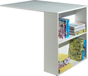 Pino Scrivania/Letto A Soppalco Bianco *