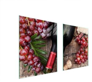 Piatto Di Protezione In Vetro Per Cuore 85X52 Vino