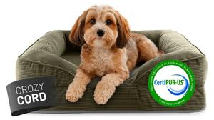 Lettino per cani Lumaland Indoor Cord S 70x60x9cm