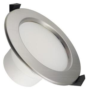 Lampada da incasso LED per bagni LED/10W/230V 4000K argento IP44