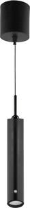 Lampada a sospensione a LED con batteria, estensibile da 37 a 163 cm, nera