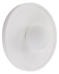 Applique da parete Lindby, Nielson, dimmerabile, Bianco, Soggiorno, Gesso / Argilla, Moderno