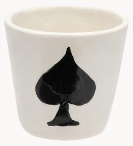 Tazzina da caffè dipinta a mano Ace of Spades