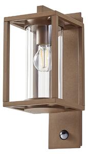 Lampade da esterno Lucande, Ferda, dimmerabile, Marrone / Ruggine, Terrazza, Alluminio, Moderno