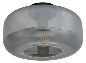 Plafoniera Lindby, Hildur, dimmerabile, Grigio, Sala da pranzo, Vetro