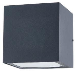 Lampade da esterno Lucande, Merjem, Grigio, Balcone, Alluminio, Moderno