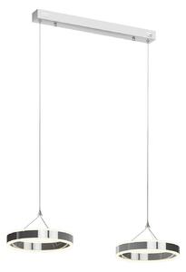 Lampada a sospensione Lucande, Lyani, dimmerabile, Metallizzato, Soggiorno, Metallo, Moderno