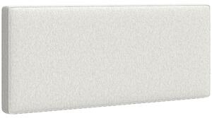 HOMCOM Testiera da parete sospesa imbottita, tessuto effetto lino, 140 x 60 cm, Crema | Aosom Italy