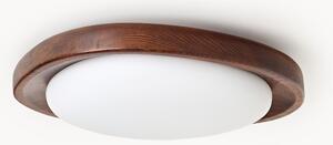 Lampada a sospensione con struttura in legno di frassino Matthew