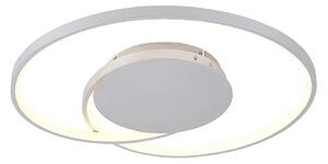 Plafoniera Lucande, Enesa, dimmerabile, Metallizzato, Camera da letto, Metallo, Moderno