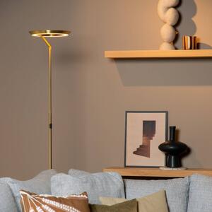 Lucide Lampada da terra con luce lettura Celeste, dimmerabile, Ottone / Oro, Soggiorno / Sala da pranzo, Metallo, Moderno, Lampada LED da terra