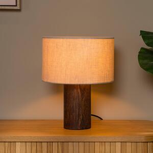 Lucide Lampada da tavolo Tachina, Legno scuro, Soggiorno / Sala da pranzo, Legno, Lampada da tavolo