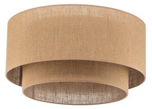 Plafoniera Euluna, Boho jute, dimmerabile, Marrone / Ruggine, Soggiorno, Tessuto / Tessile, Boho