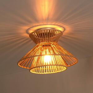 Lucide Plafoniera soffitto Tasman, dimmerabile, Crema / Ambra, Soggiorno / Sala da pranzo, Carta / Lunolit / Lunopal, Scandinavo, Plafoniera