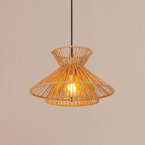 Lucide Lampada a sospensione Tasman, dimmerabile, Crema / Ambra, Soggiorno / Sala da pranzo, Carta / Lunolit / Lunopal, Scandinavo, Lampada a sospensione