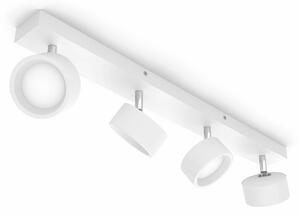Plafoniera Philips, Bracia, Bianco, Soggiorno, Metallo, Moderno