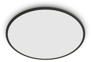 Plafoniera Philips, Superslim, dimmerabile, Nero, Bagno, Metallo