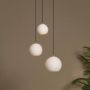 Lucide Lampada a sospensione Bina, dimmerabile, Bianco / Opale, Soggiorno / Sala da pranzo, Ceramica, Moderno, Lampada a sospensione