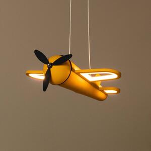 Lucide Lampada a sospensione Fokker, Giallo / Arancione, Cameretta, Metallo, Lampada a sospensione