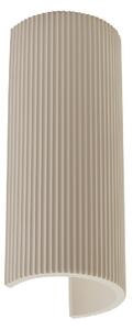 Applique da parete Lindby, Colja, dimmerabile, Beige, Soggiorno, Gesso / Argilla