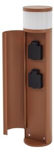 Lampade da esterno Lucande, Corban, dimmerabile, Marrone / Ruggine, Terrazza, Alluminio, Moderno