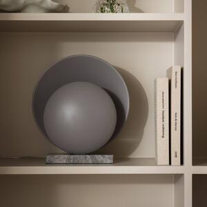 Globen Lighting Lampada da tavolo ORBIT, Alluminio / Grigio / Zincato, Soggiorno / Sala da pranzo, Pietra, Design, Lampada da tavolo