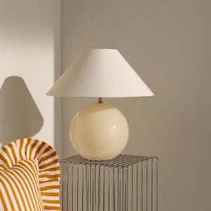 Globen Lighting Lampada da tavolo IRIS, Crema / Ambra, Soggiorno / Sala da pranzo, Tessuto / Stoffa / Seta, Scandinavo, Lampada da tavolo