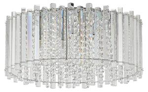 Plafoniera Lucande, Limana, dimmerabile, Metallizzato, Soggiorno, Metallo, Design