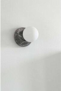 Globen Lighting Applique da parete Torrano, dimmerabile, Alluminio / Grigio / Zincato, Soggiorno / Sala da pranzo, Pietra, Design, Applique