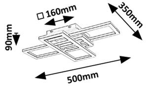 Rabalux 71394 - Plafoniera LED dimmerabile MERENI LED/40W/230V 3000-6500K + telecomando