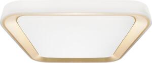 Plafoniera LED quadrata con telecomando QUADRO bianca 38W, tonalità di bianco, 3230 lm, plastica, dimensioni: 7x40x40 cm, IP20, Milagro